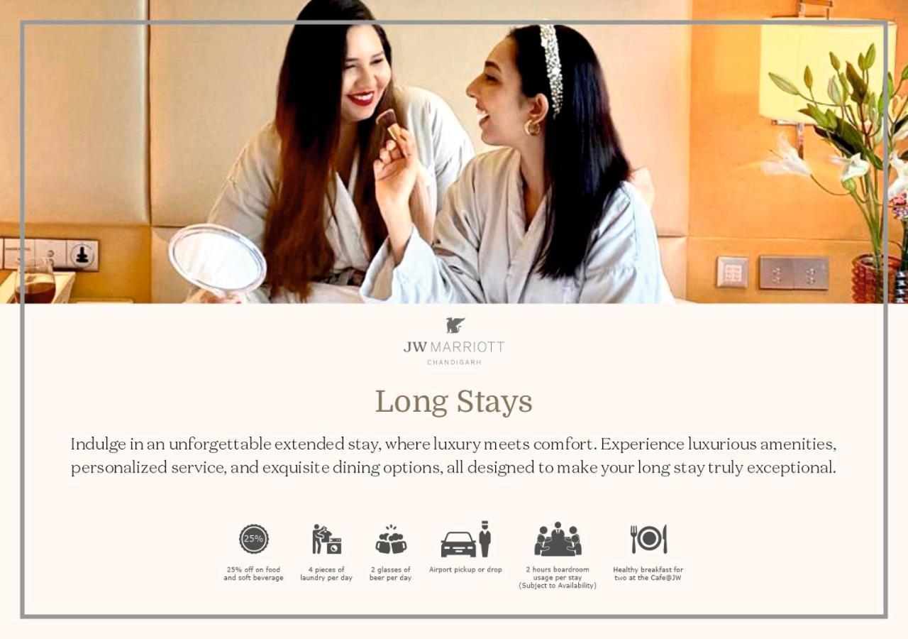เจดับปลิว แมริออท โฮเต็ล ชานดิการ์ห Hotel จัณฑีครห์ ภายนอก รูปภาพ